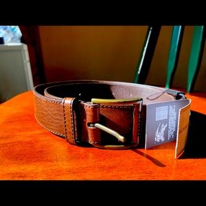 Men’s Burberry leather belt ( brown)